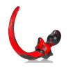 Oxballs Plug Queue Puppy Tail Bulldog 11.5 x 6 cm Rouge